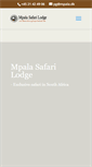 Mobile Screenshot of mpala-lodge.com